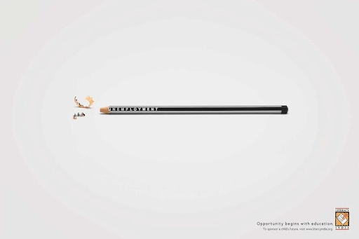Literacy India advertising designs